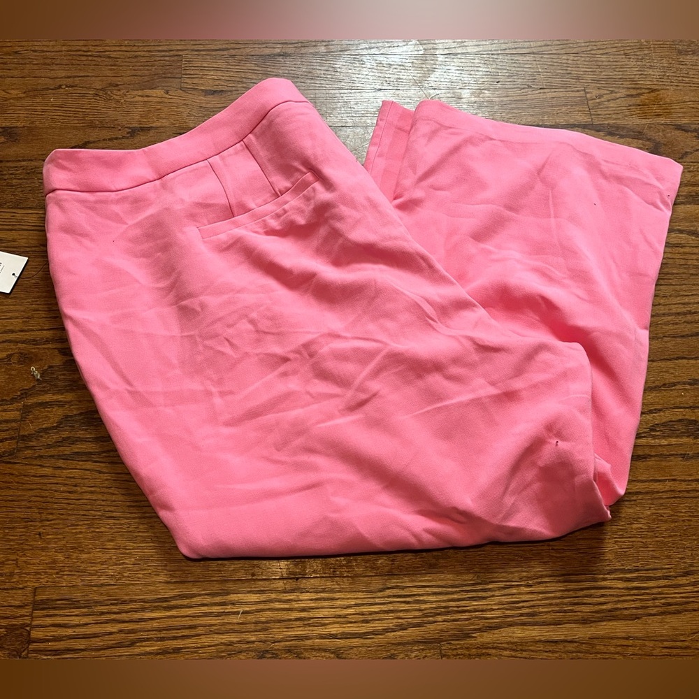 Eloquii pink trousers size 28 nwt